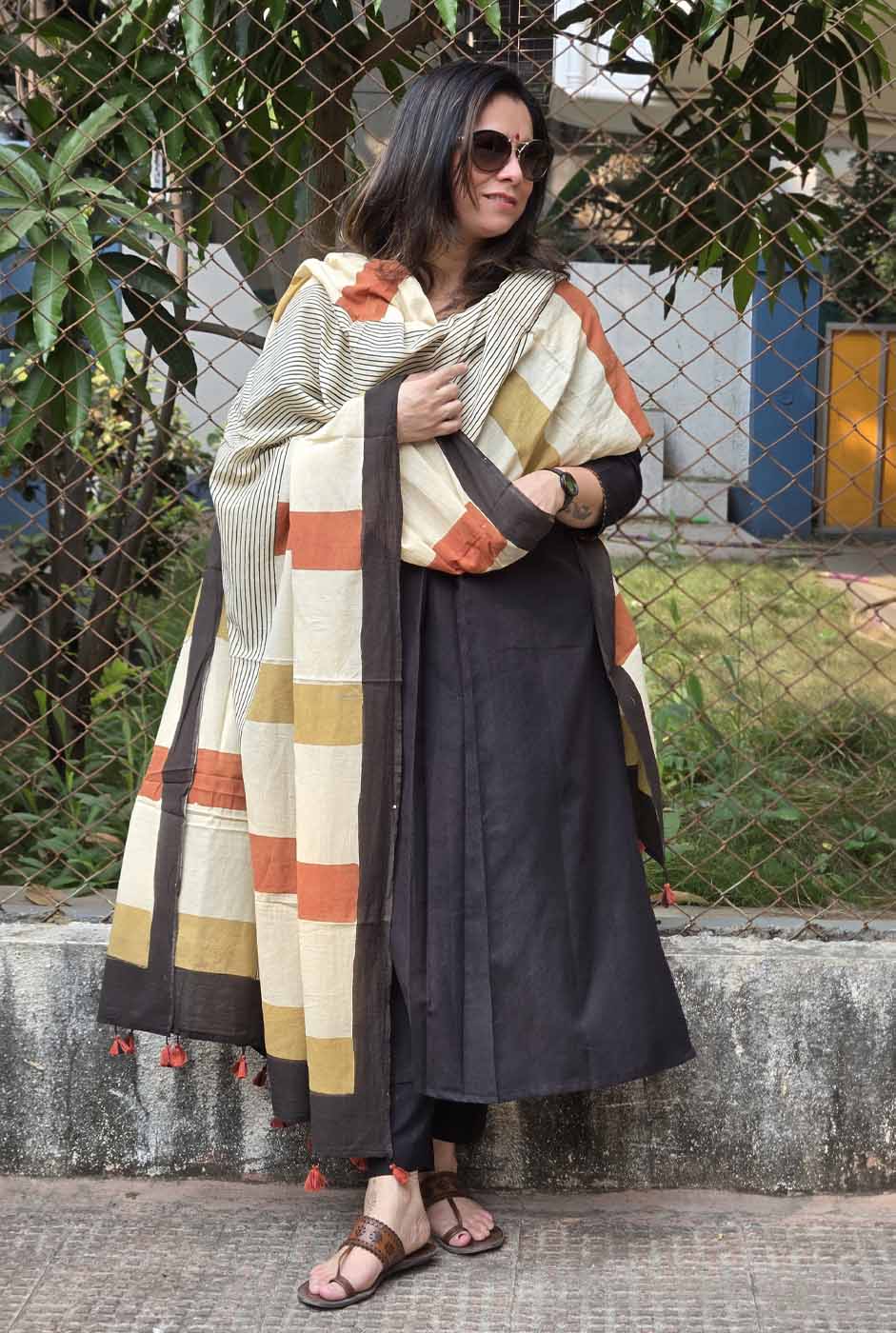Handloom Cotton Dupatta A