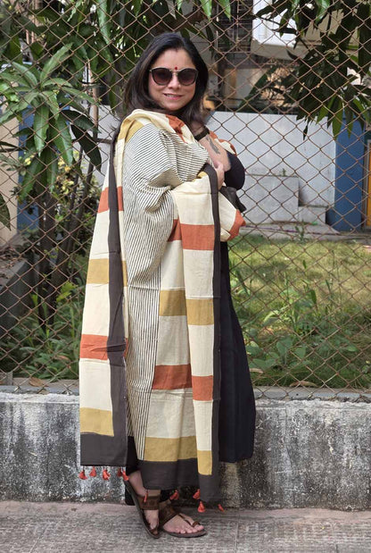 Handloom Cotton Dupatta A