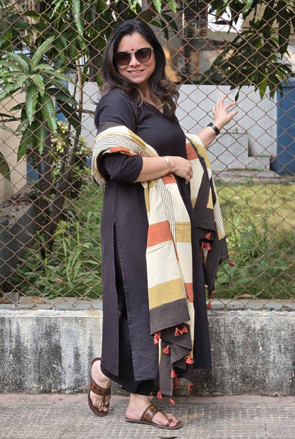Handloom Cotton Dupatta A
