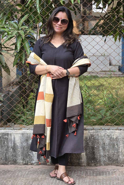 Handloom Cotton Dupatta A