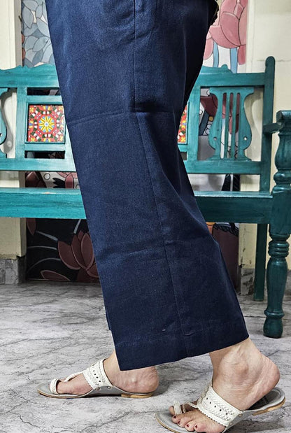 Blue Handloom Pant