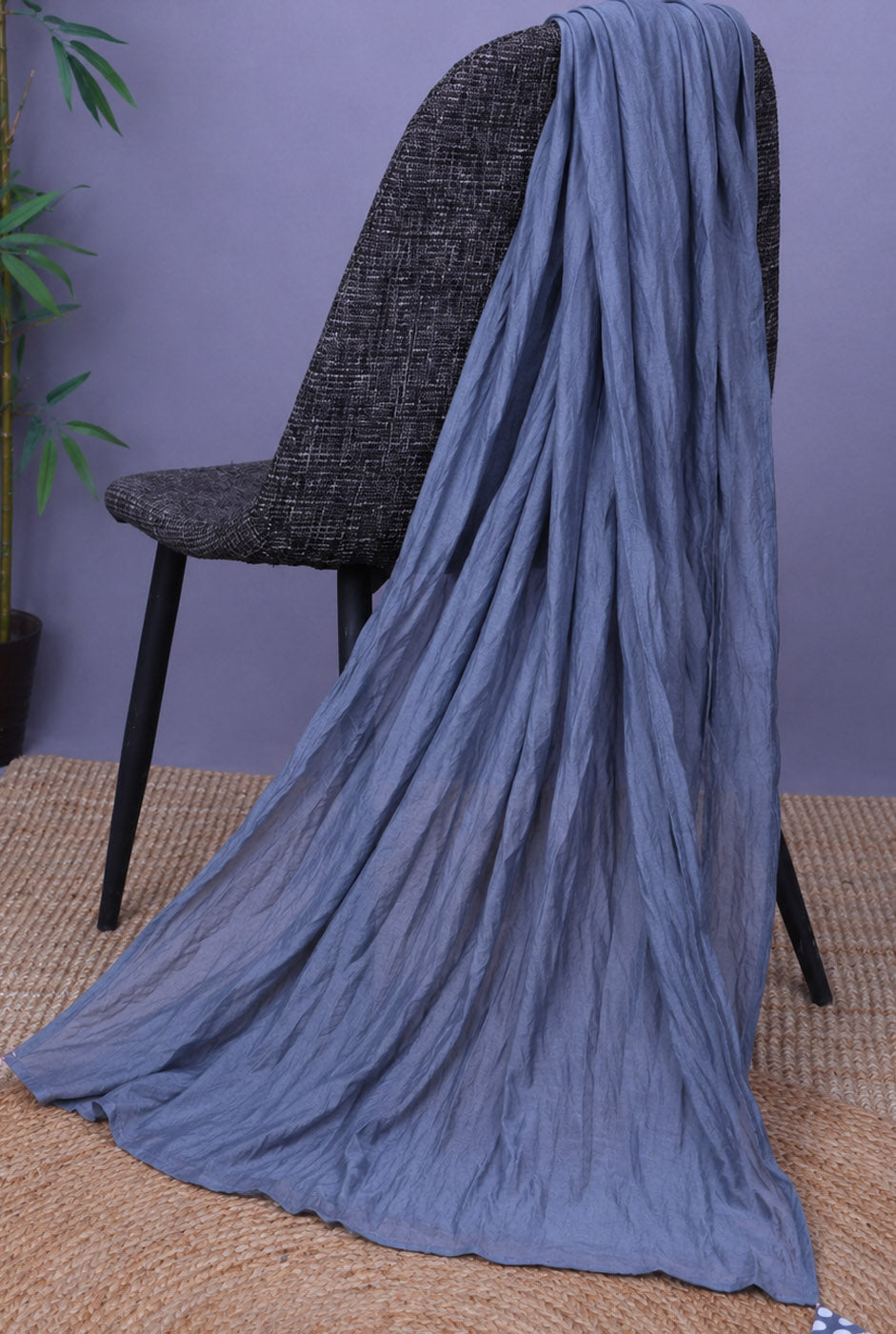 Mul Chanderi Dupatta – Grey Lightweight Set of 1