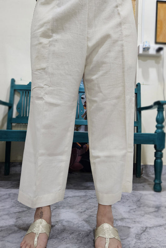 Ivory Handloom Pant
