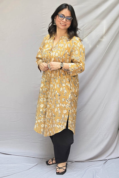 Chitralekha Kalamkari Kurta Pant Set