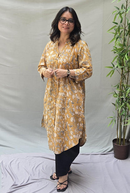 Chitralekha Kalamkari Kurta Pant Set