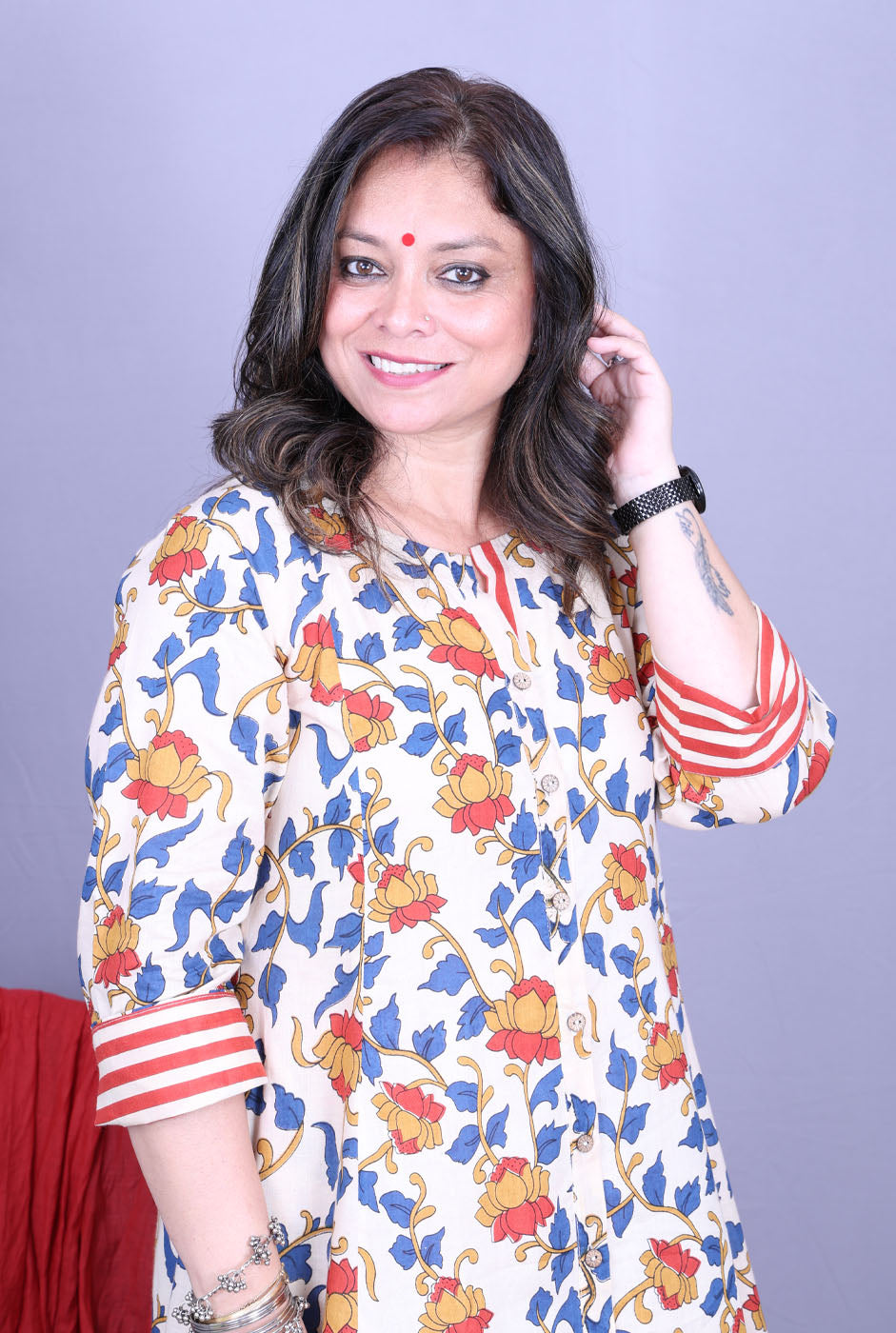Ruh – Handblock Cotton Kalamkari Kurta Pant Set of 2