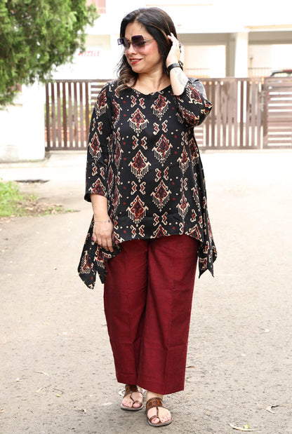 Modal Antifit Top Aztec Block