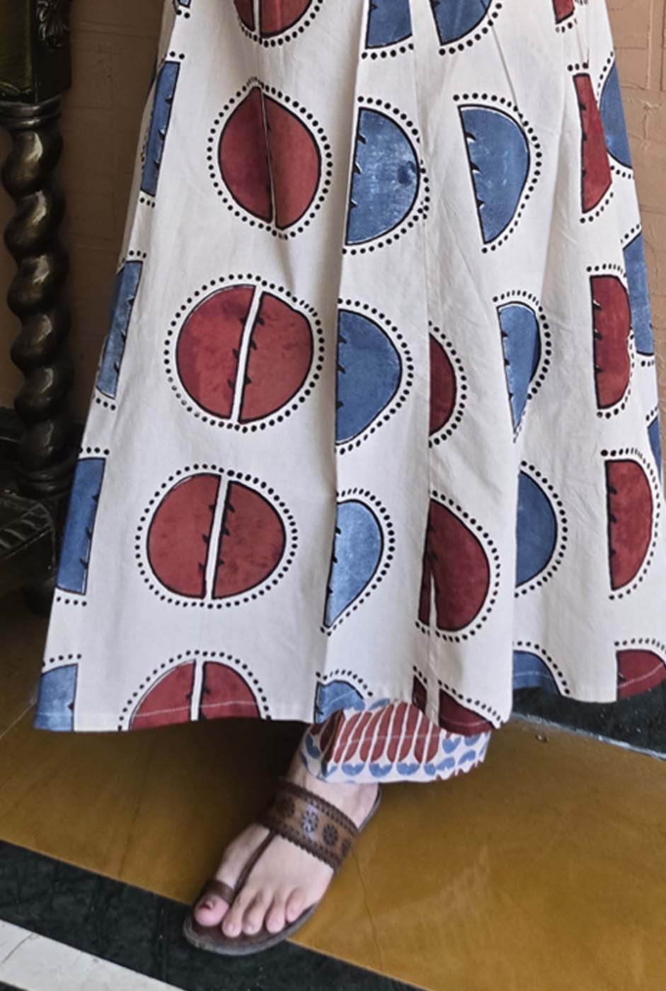 Handloom Ajrakh Pant H