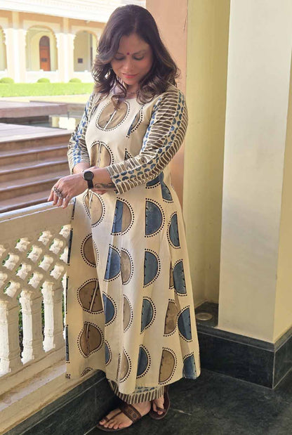 Ruhaani Ajrakh Exclusive Handcrafted Kurta (Only) C