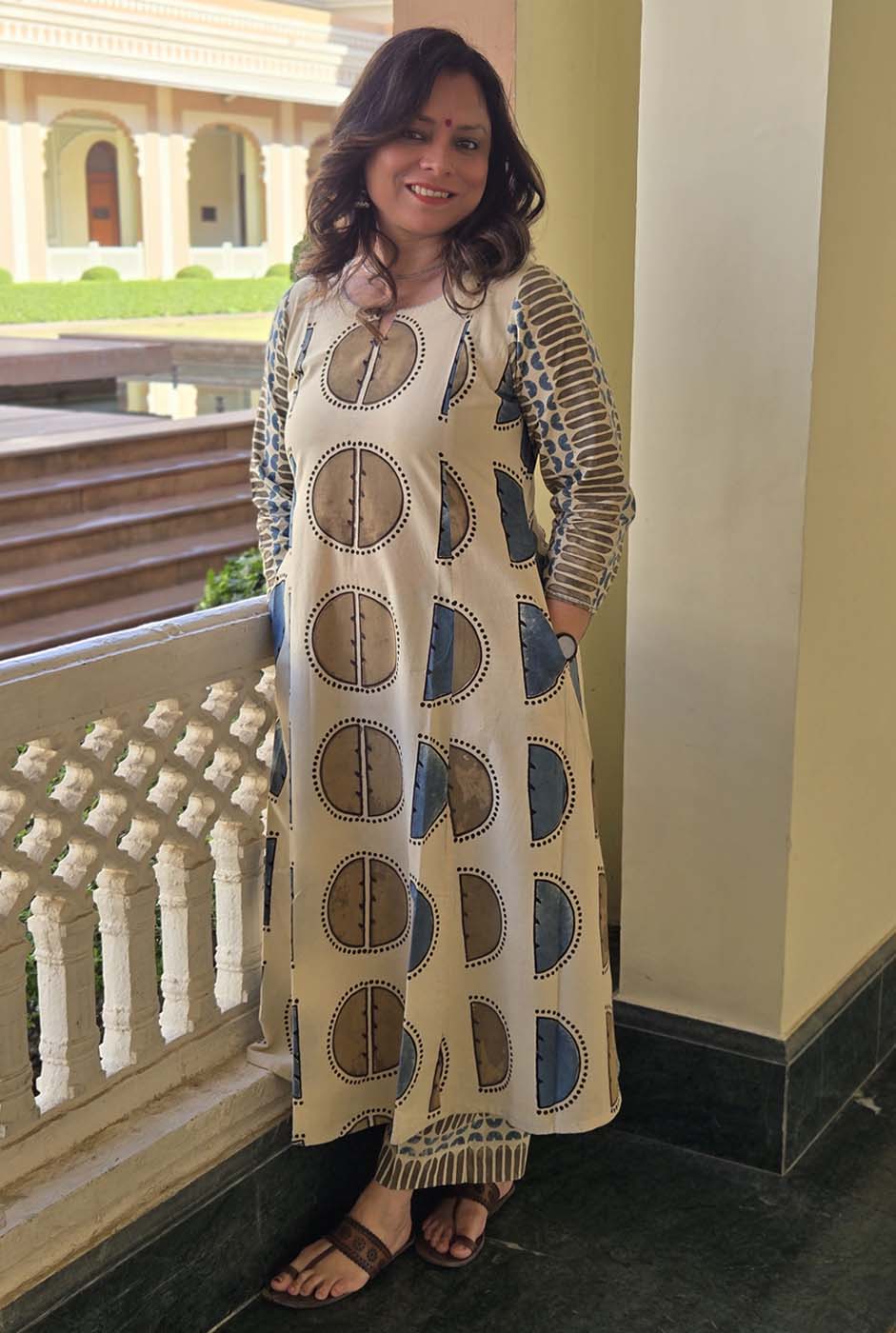 Ruhaani Ajrakh Exclusive Handcrafted Kurta (Only) C