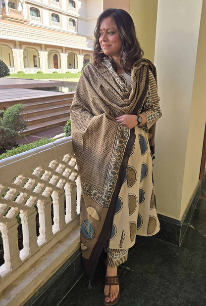 Ruhaani Ajrakh Exclusive Handcrafted Kurta (Only) C