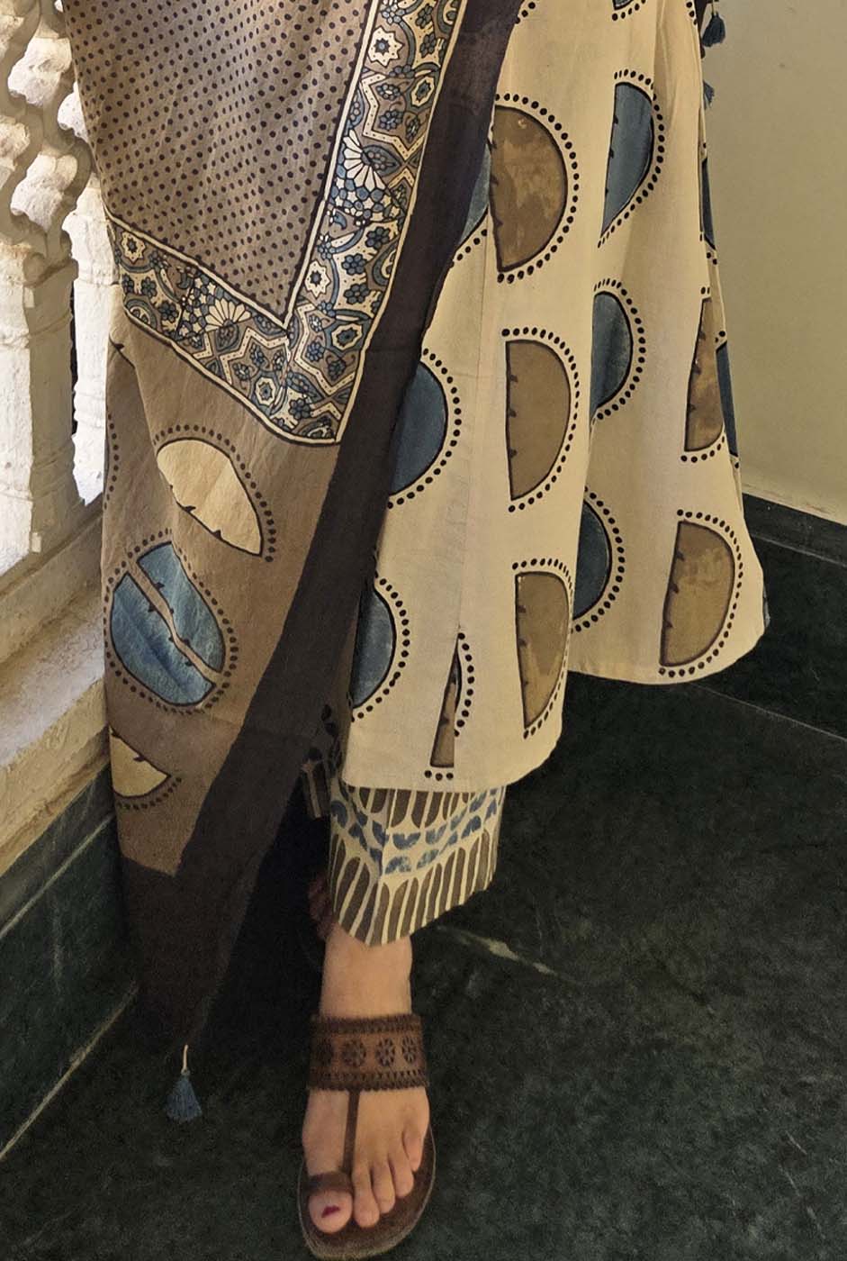 Handloom Ajrakh Pant G