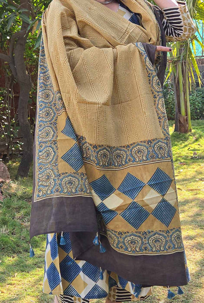 Handloom Cotton Dupatta D