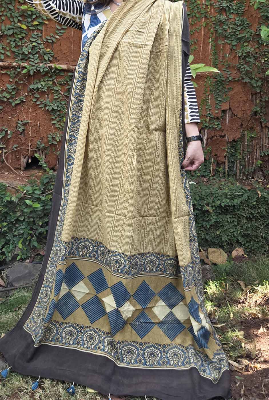Ruhaani Ajrakh Exclusive Handcrafted Kurta (Only) A
