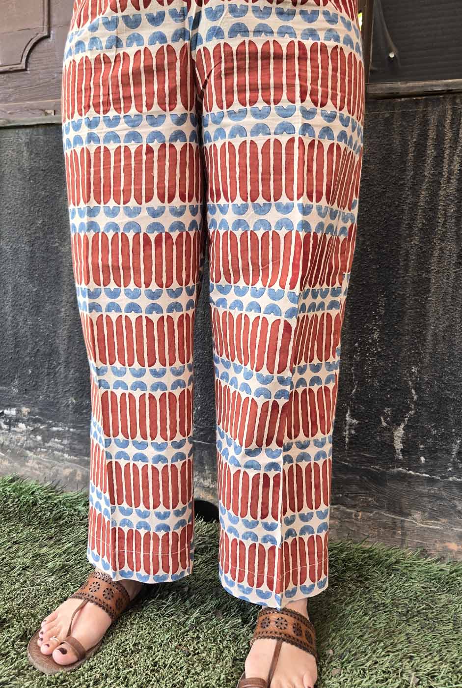 Handloom Ajrakh Pant F