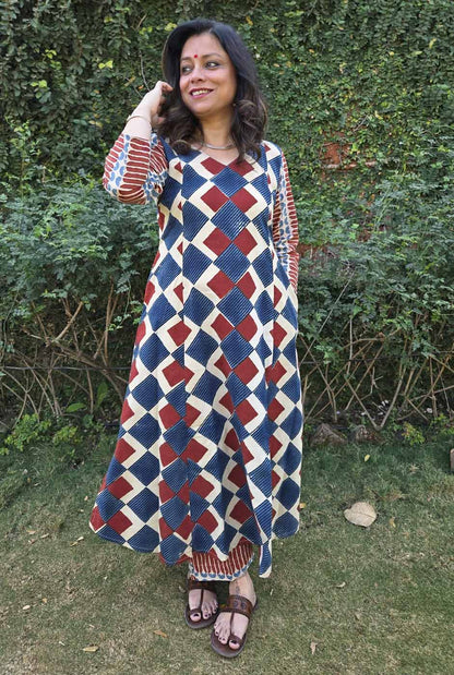 Ruhaani Ajrakh Exclusive Handcrafted Kurtas B