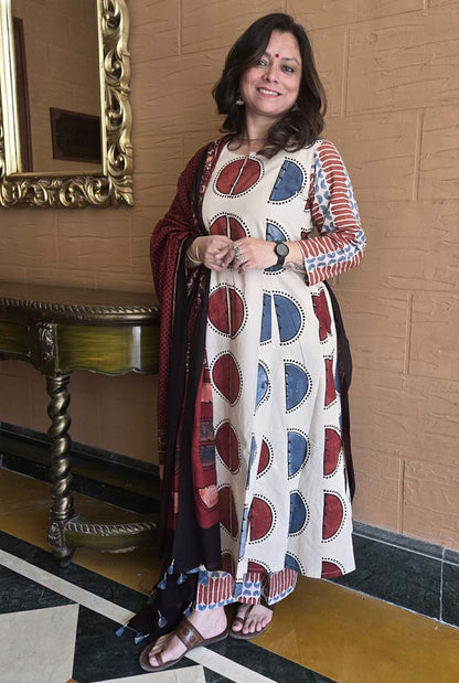 Ruhaani Ajrakh Exclusive Handcrafted Kurta (Only) D