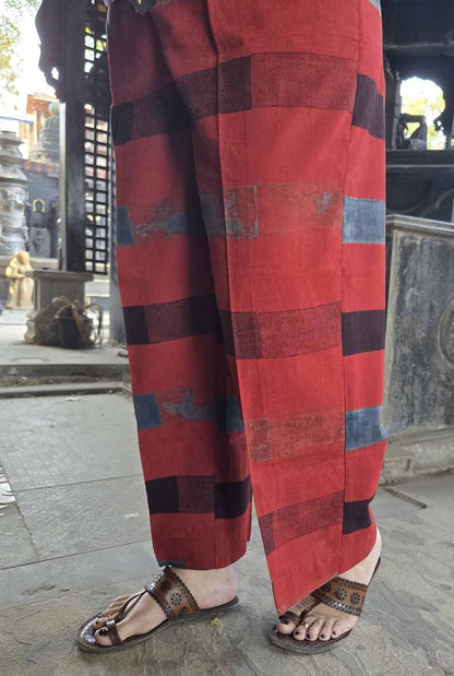 Ruhaani Ajrakh Brick Exclusive Handcrafted Co-Ord Set