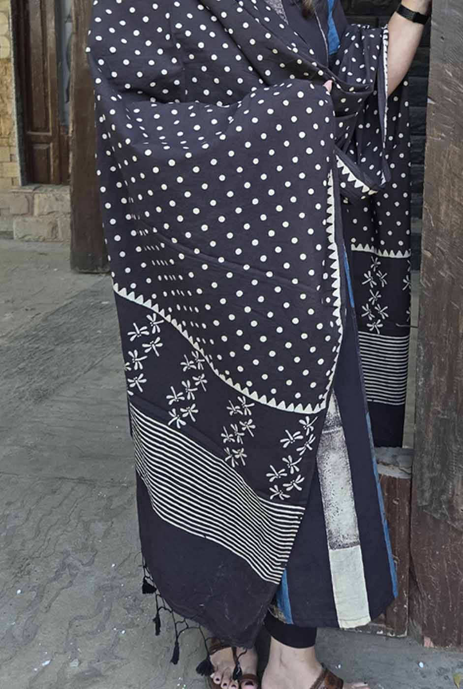 Handloom Cotton Dupatta I