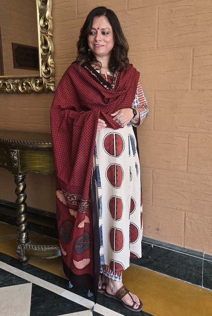 Ruhaani Ajrakh Exclusive Handcrafted Kurta (Only) D