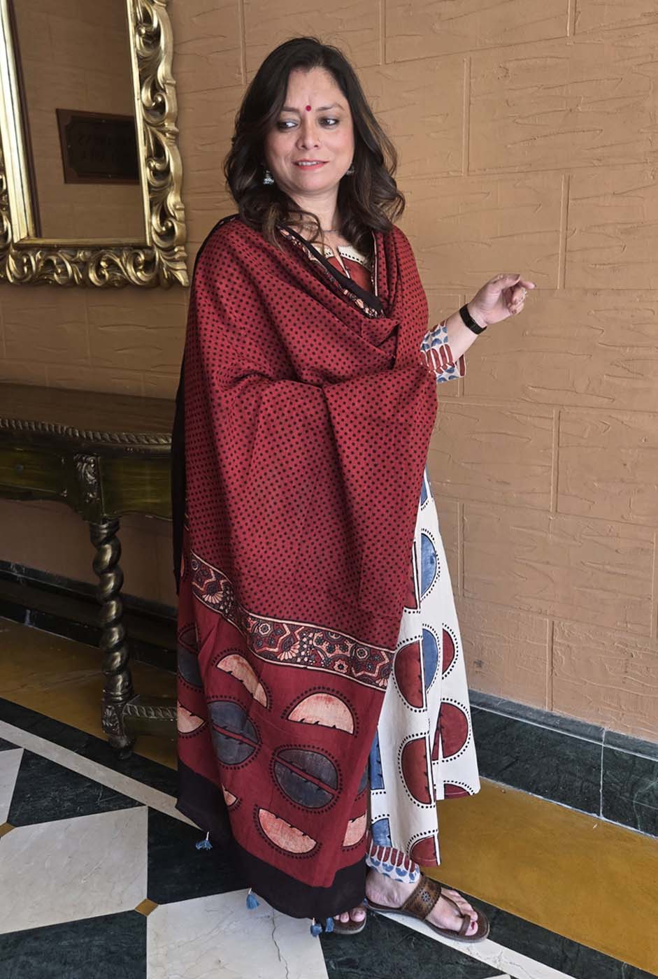 Handloom Cotton Dupatta G