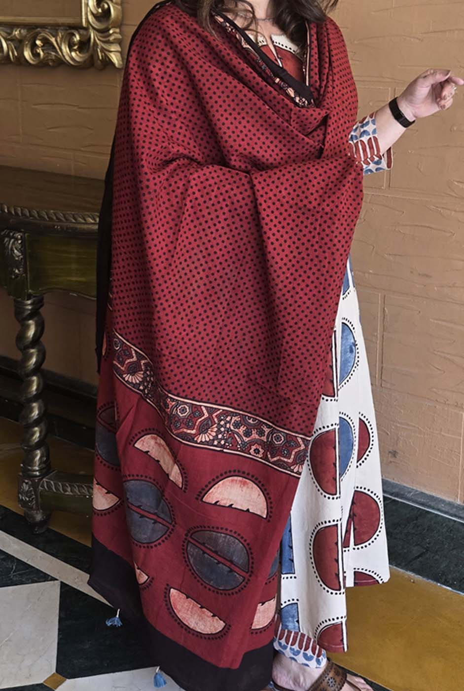 Handloom Cotton Dupatta G