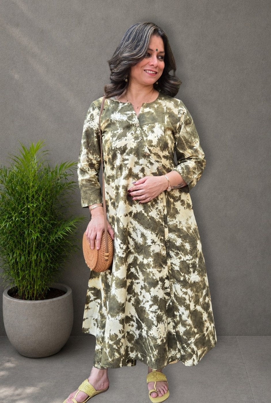 Set of 2 Rang Tarang– Green Tie & Dye Co-ord Set