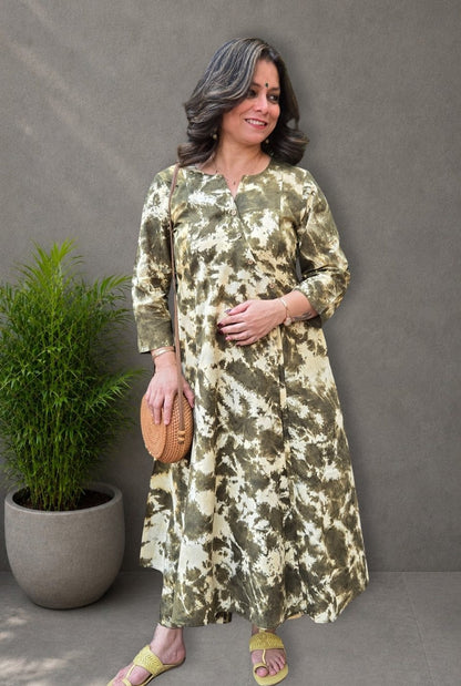 Set of 2 Rang Tarang– Green Tie & Dye Co-ord Set