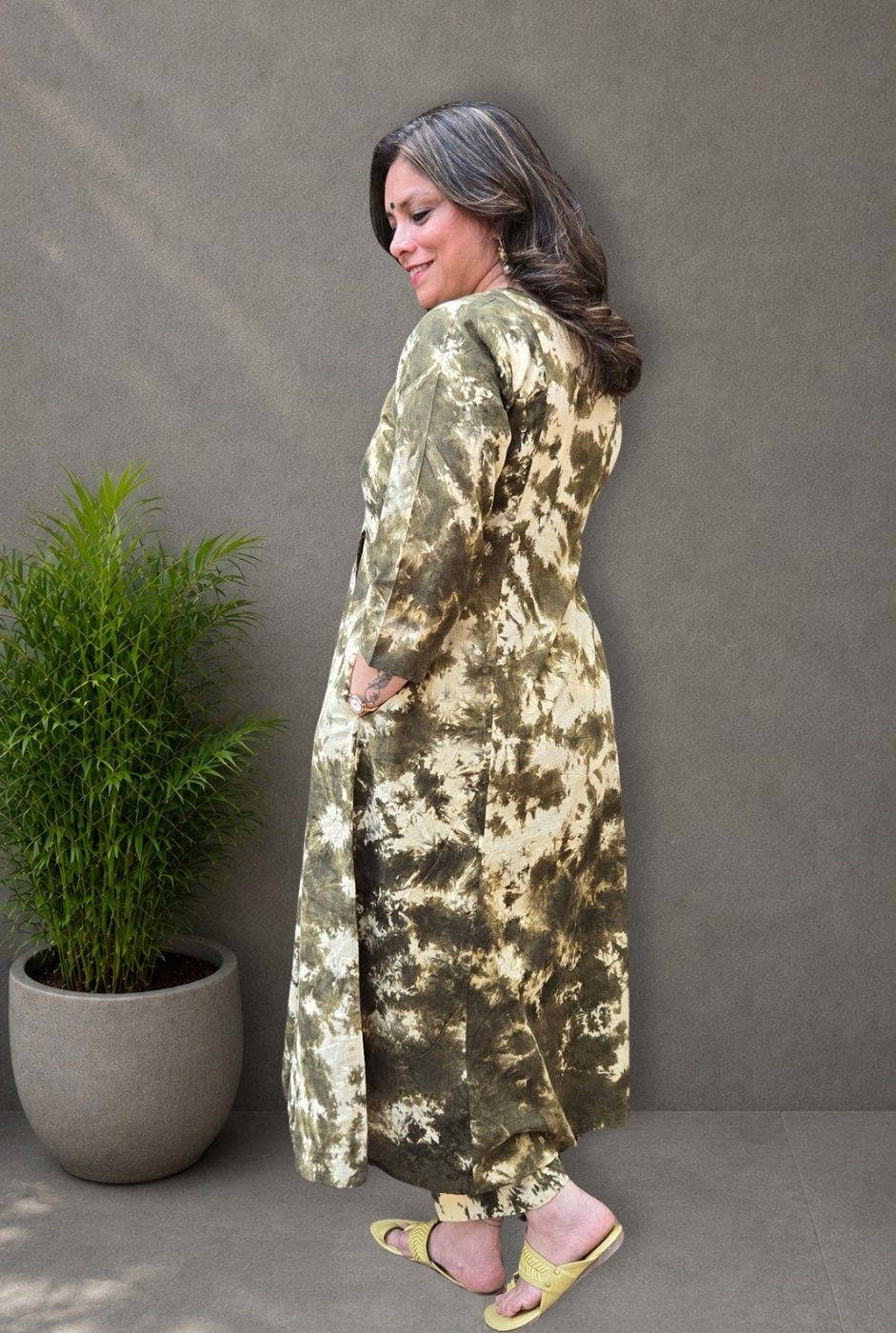 Set of 2 Rang Tarang– Green Tie & Dye Co-ord Set