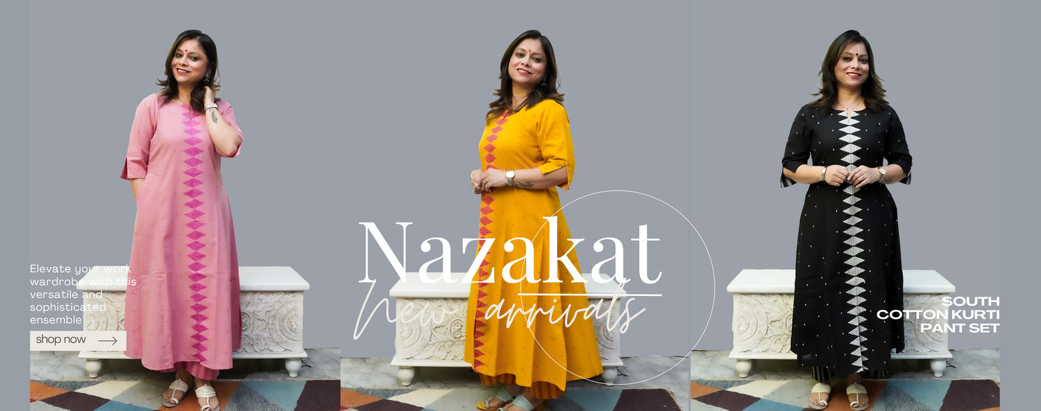 Buy Handloom Kurta Set For Women- Kurta and Pant Set | Naksh ...