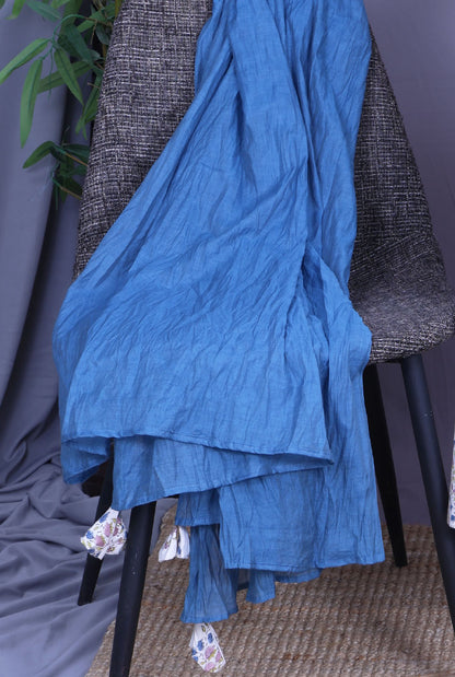 Mul Chanderi Dupatta – Blue Lightweight Set of 1
