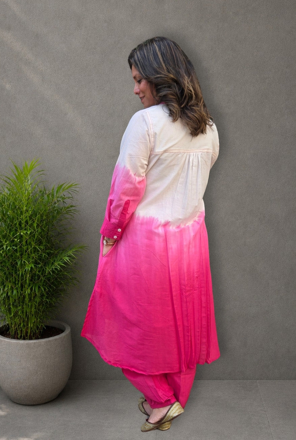 Set of 2 Rang Tarang – Pink Mul Cotton Co-ord Set