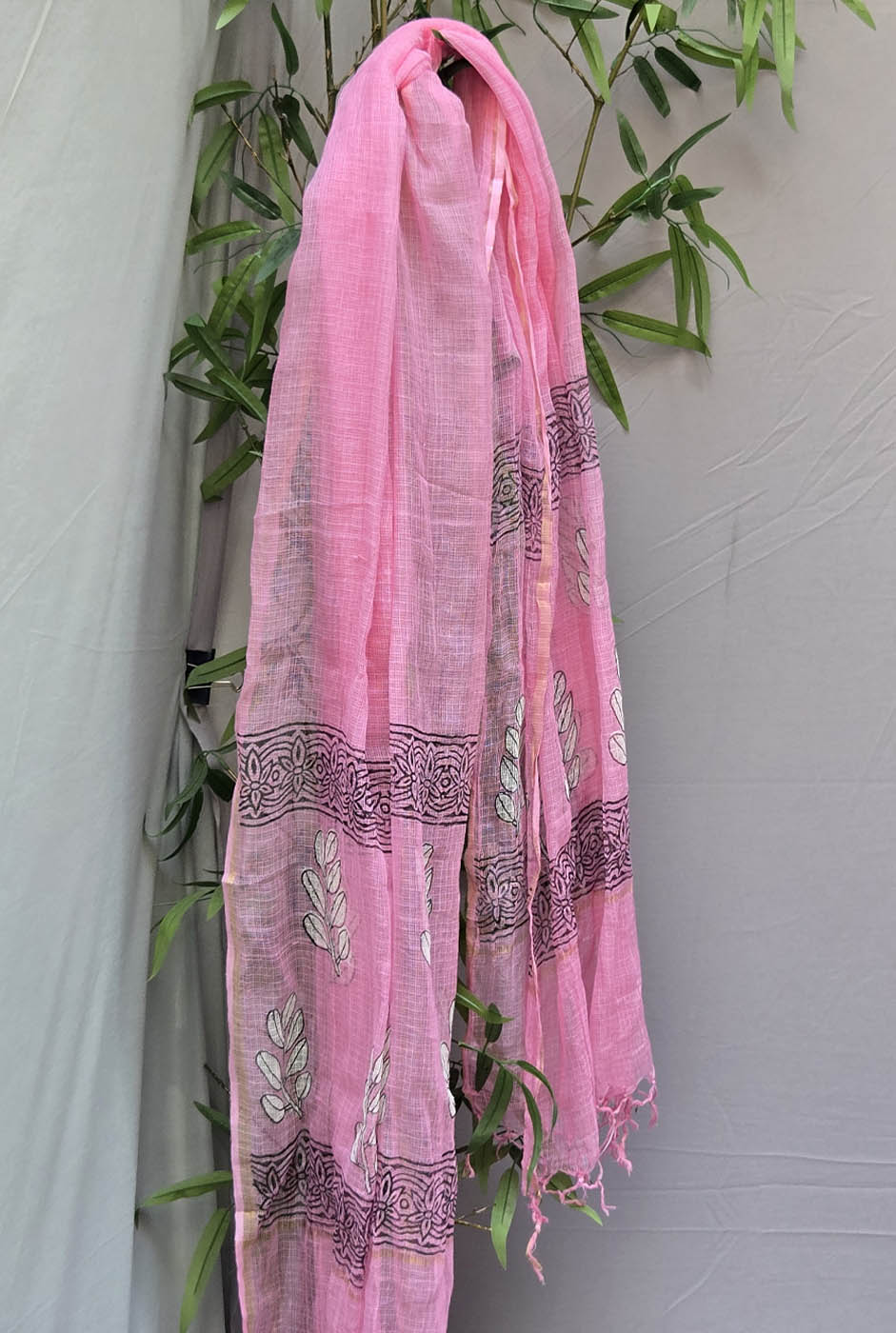Kota Doria Dupatta Pink